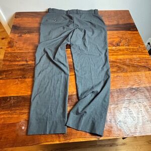 Nordstrom Rack Mens Gray Trim Fit Dress Pants Size 34x30 Polyester‎ Blend